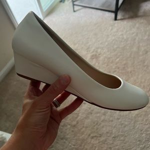 COPY - White wedge shoes